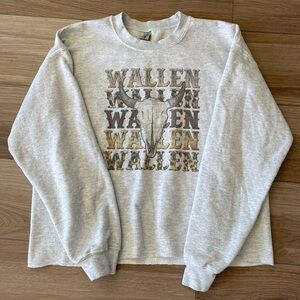 Morgan Wallen Cropped Crewneck Sweatshirt